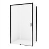 NEW TRENDY Kabina prysznicowa 120x100 Prime Black drzwi przesuwne Lewa D-0320A/D-0130BB